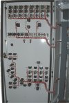Wiring to all the devices on the door for the above AC control cabinet for Northfield Block.