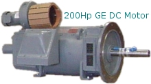 200Hp G.E. DC Motor.